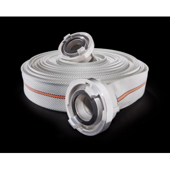 Pożarniczy wąż tłoczny W42/30, Storz C/52 AQUA FLEX ROSENBAUER (biały)